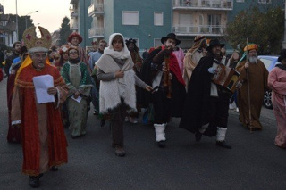 Presepe vivente Novara, corteo