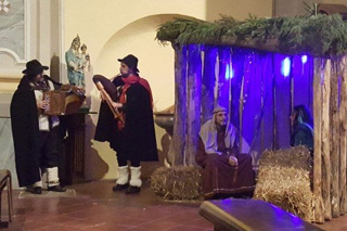 Vigilia di Natale in chiesa a Gambarana (PV)